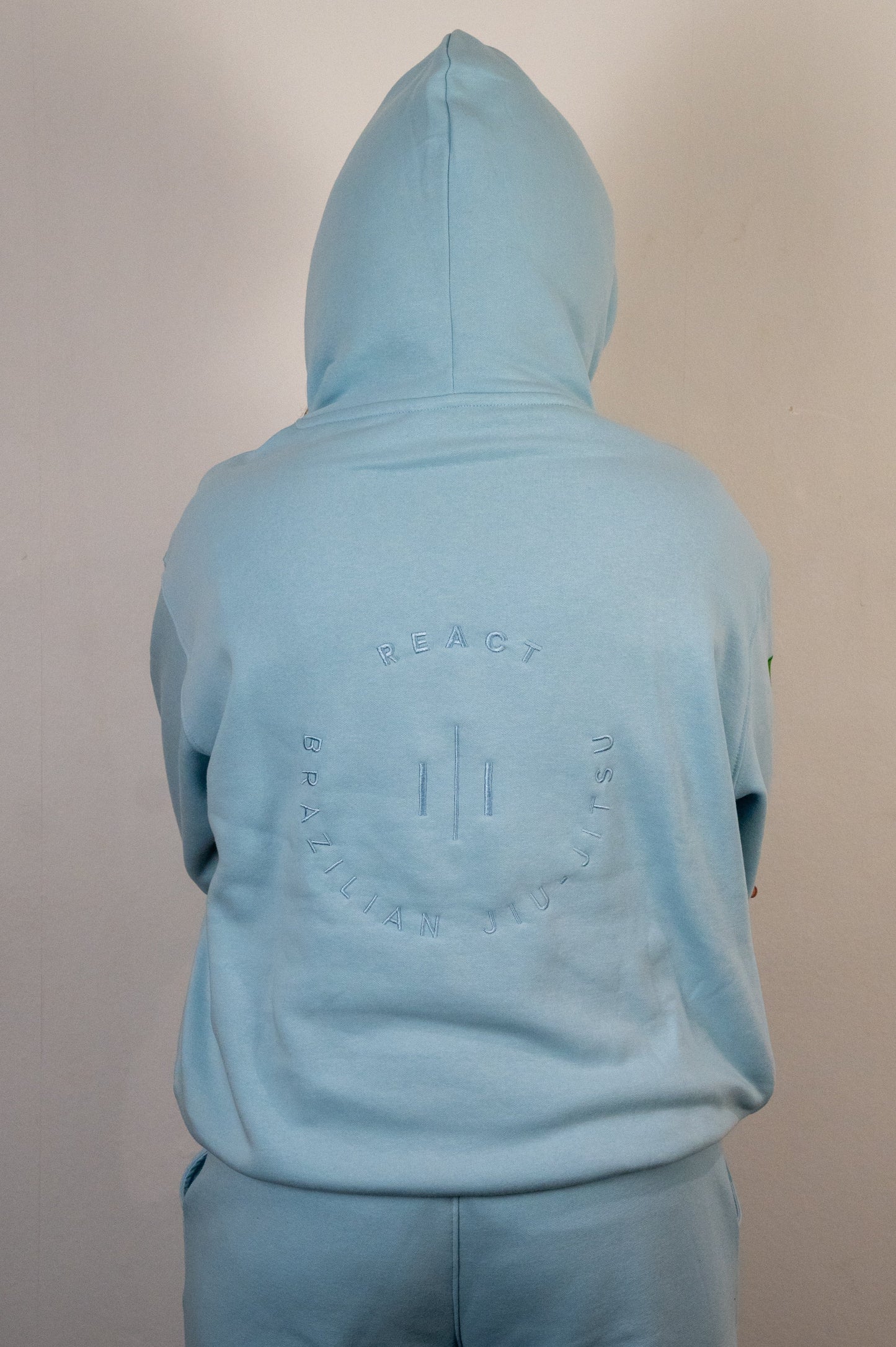 React Caribbean Blue Pocket Hoodie